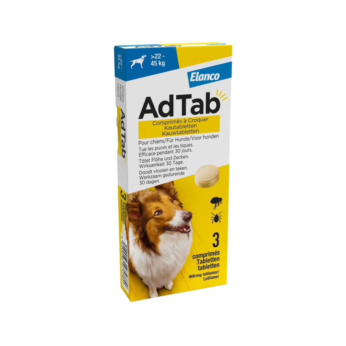 Elanco AdTab kauwtabletten hond