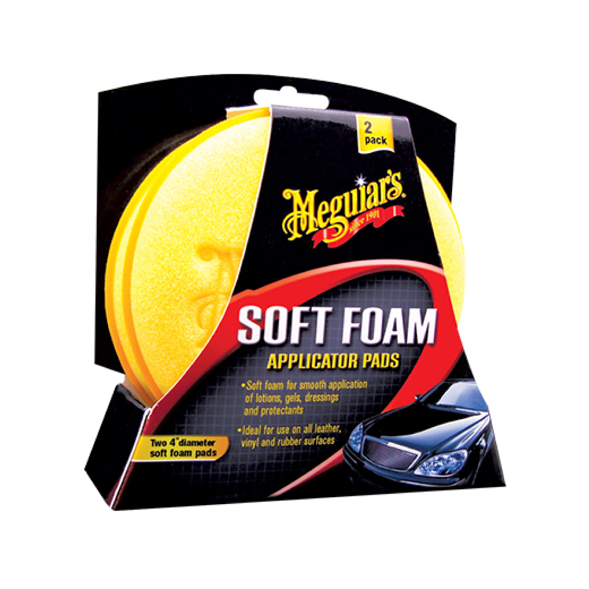 Meguiar's Soft Foam Applicator Pads 2 Pack