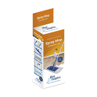 Blue Dolphin Spray Mop Set