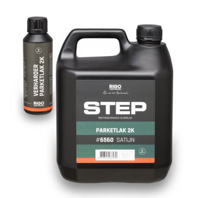 Rigo STEP Parketlak 2K 1000 ml en #6550 - Mat